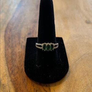Elegant Green Gemstone Ring